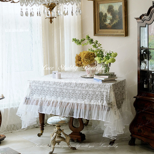法国leavers lace国宝级列维斯蕾丝绣花白色三角钢琴盖巾防尘琴罩
