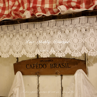 治愈系的家!LACESHABBY法式复古网眼碎花蕾丝花边手工DIY柜子贴边