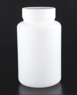 2kg塑料桶 2L广口试剂瓶 2000ml 克塑料瓶子 圆桶 固体瓶 带内盖