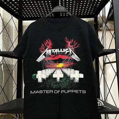 Metallica周边纯棉印花短袖T恤