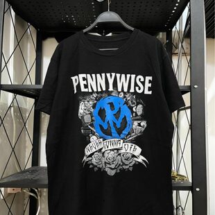 Pennywise乐队周边美式朋克摇滚vintage小众潮牌高街纯棉短袖男女
