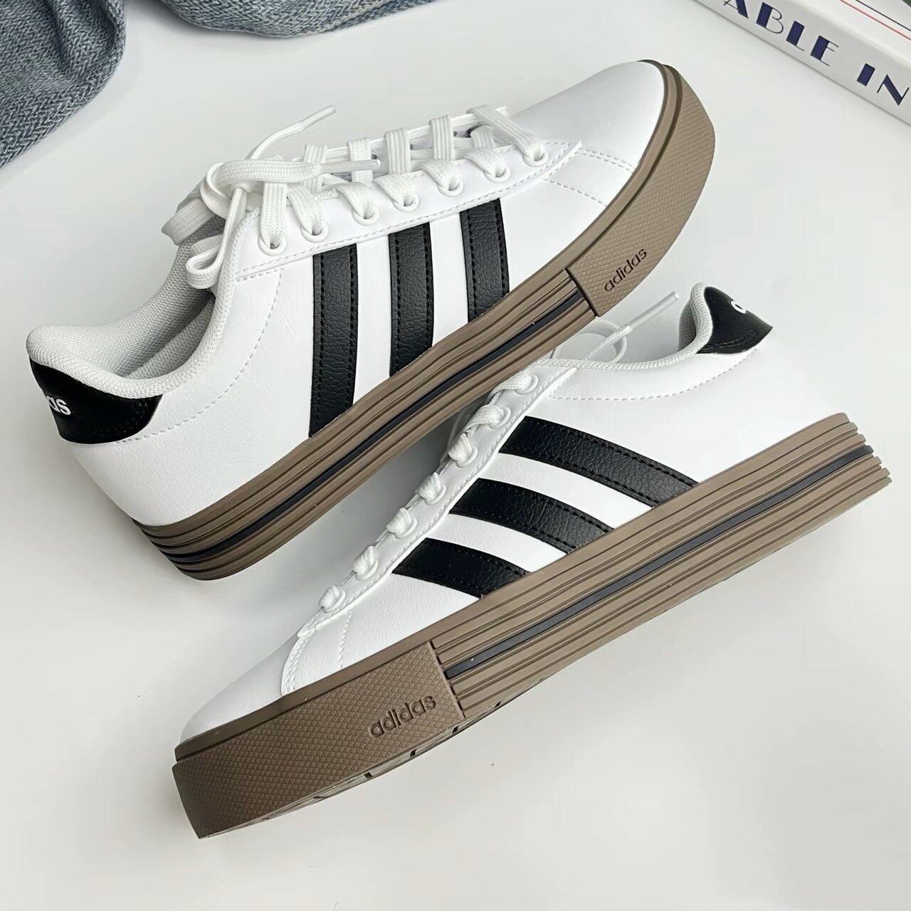 Adidas/阿迪达斯 Daily 4.0男女同款增高舒适百搭休闲板鞋JR0077,运动鞋new,板鞋,淘宝优惠券,粉丝福利购,淘宝优惠卷