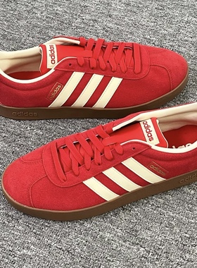 adidas阿迪达斯T头VL COURT3.0男女同款低帮复古休闲德训鞋kk3774