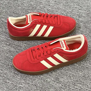 adidas阿迪达斯T头VL COURT3.0男女同款低帮复古休闲德训鞋kk3774