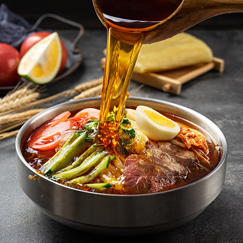 英姬妈妈西塔大冷面 小麦冷面正宗朝鲜族 东北大冷面真空包装速食