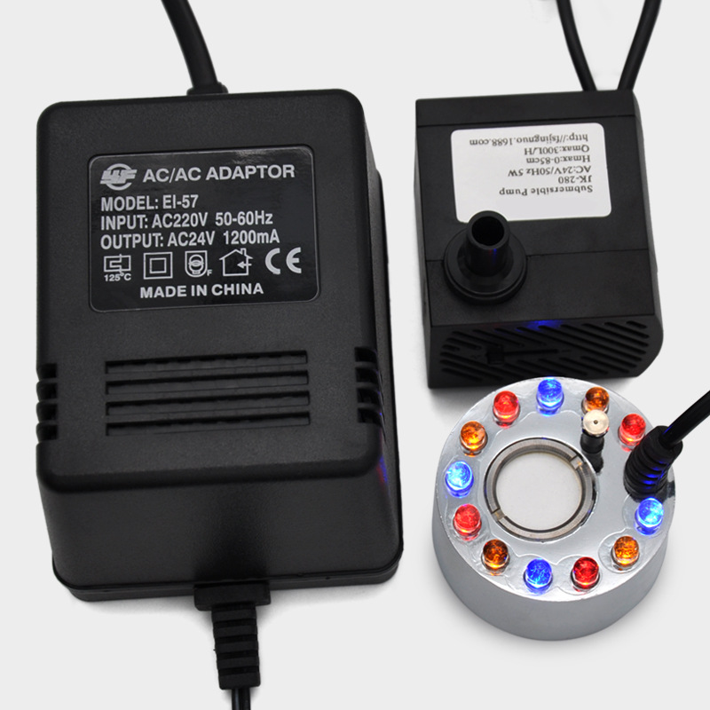 雾化器超声波雾化板景观造雾机假山喷雾器水池起雾化头造雾器包邮