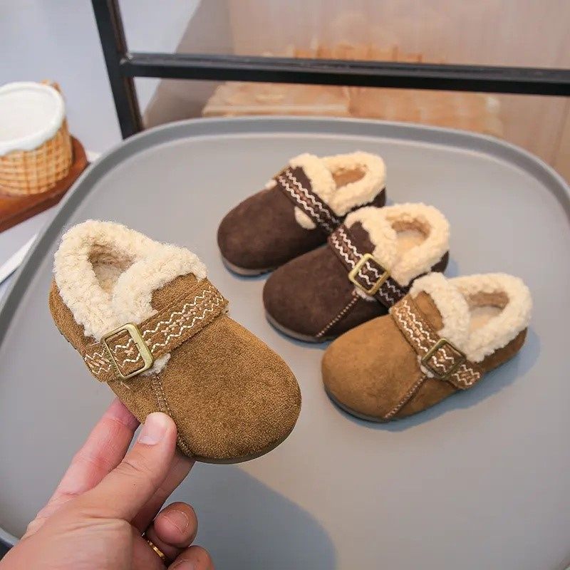 儿童韩版棉鞋2025冬季新款女童时尚森系加绒勃肯鞋男童大棉豆豆鞋,童鞋/婴儿鞋/亲子鞋,棉鞋,淘宝优惠券,粉丝福利购,淘宝优惠卷
