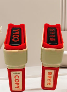 光敏印章RECEIVED PAID COPY  CANCELLE英文原子印中文可订制加墨