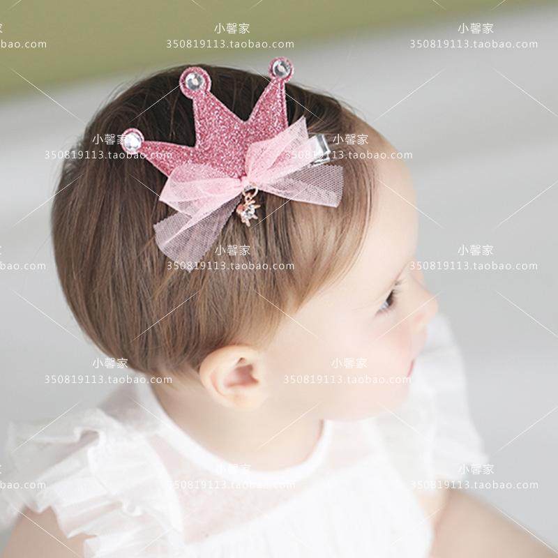 韩版儿童镶钻皇冠发饰品