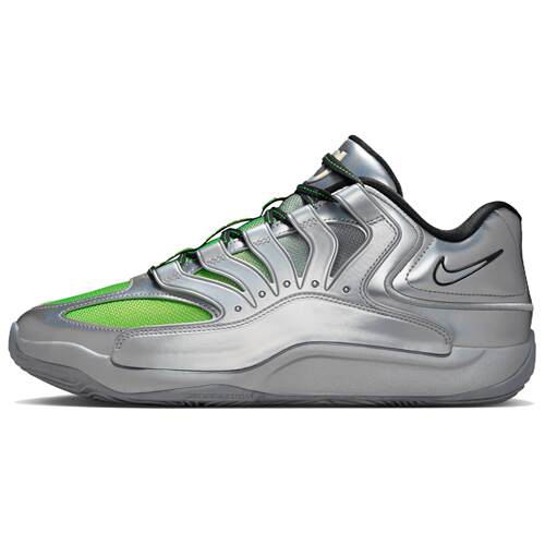 Nike KD 18 EYBL EP 舒适耐用 防滑耐磨 低帮 篮球鞋 男款 银灰色