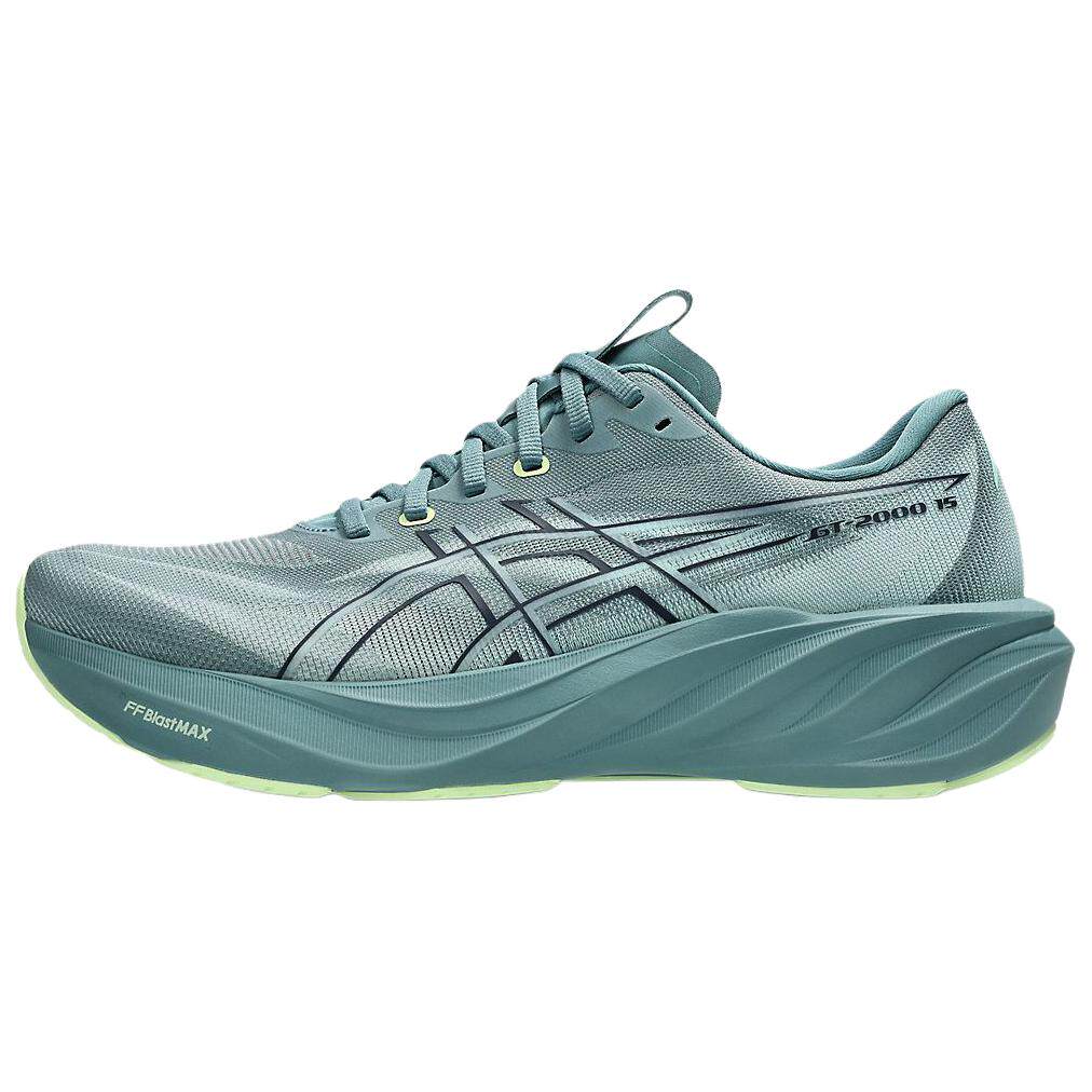 ASICS GT-2000 15 柔软运动支撑回弹跑步鞋 男款 蓝黑 蓝色