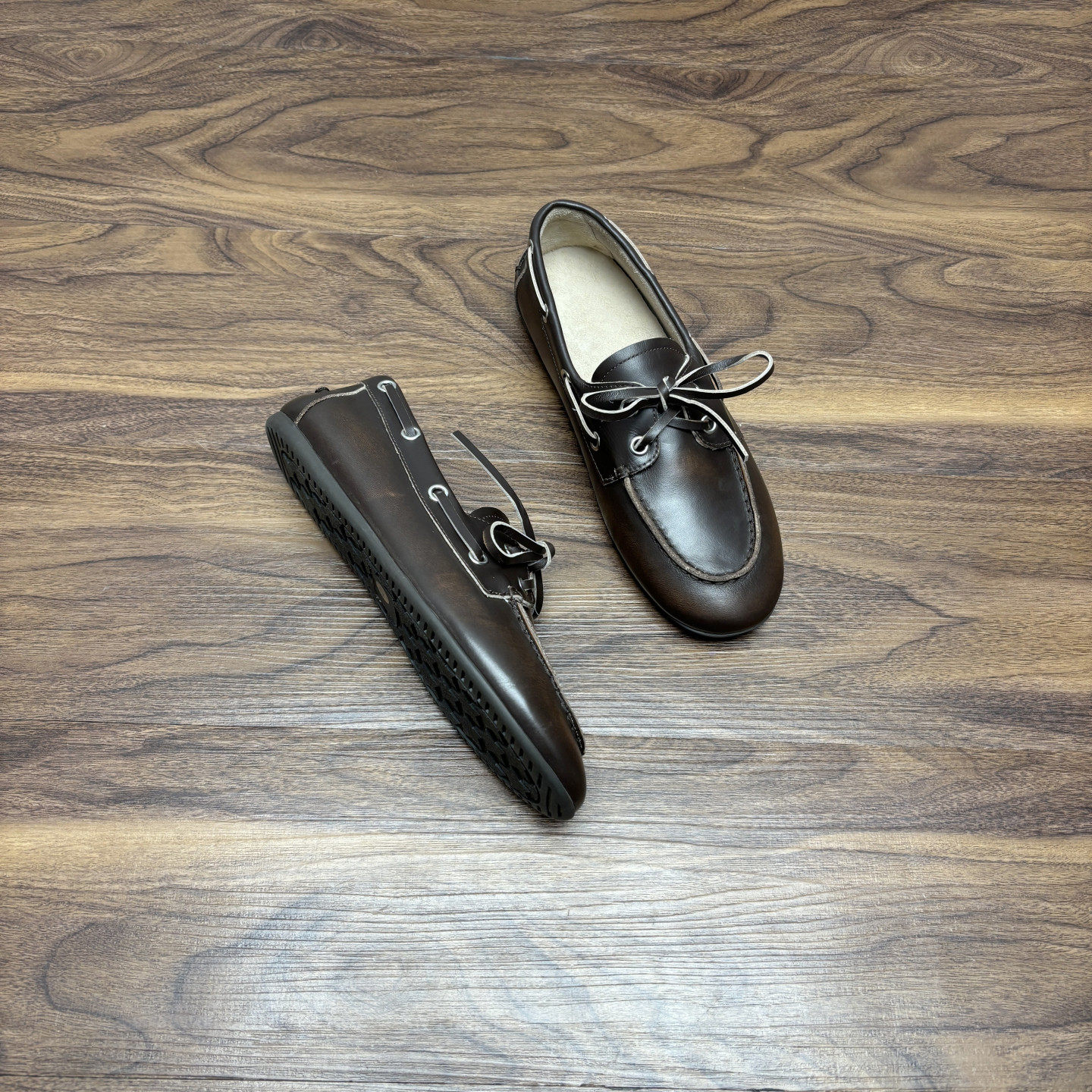 外贸软真牛皮英伦风乐福鞋女复古圆头系带平底豆豆鞋百搭舒适单鞋,女鞋,乐福鞋（豆豆鞋）,淘宝优惠券,粉丝福利购,淘宝优惠卷