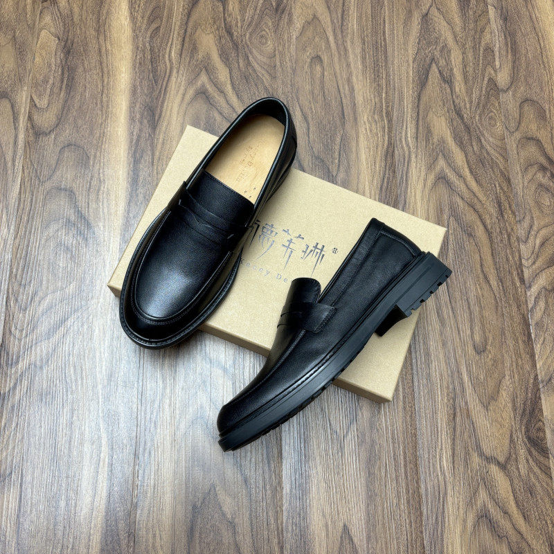 正品德芙琳鹿皮男鞋春秋款乐福鞋懒人一脚蹬英伦休闲豆豆鞋开车鞋,流行男鞋,乐福鞋（豆豆鞋）,淘宝优惠券,粉丝福利购,淘宝优惠卷