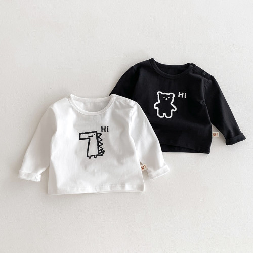 宝宝可爱长袖T恤打底衫