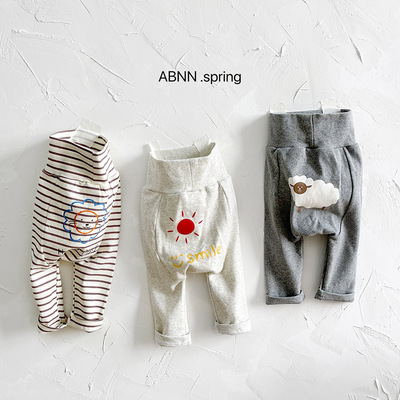 ins卡通高腰大pp裤护肚款