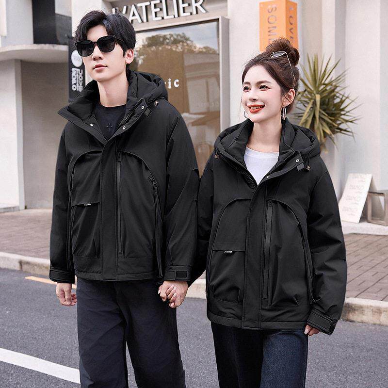 2026韩版新款春秋登山服女款冲锋衣小个子夹克户外时尚夹克外套
