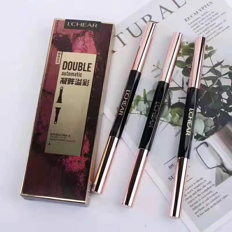 蕾琪凝眸溢彩双头眉笔自然立体易上色防水防汗不易晕染持妆久新手