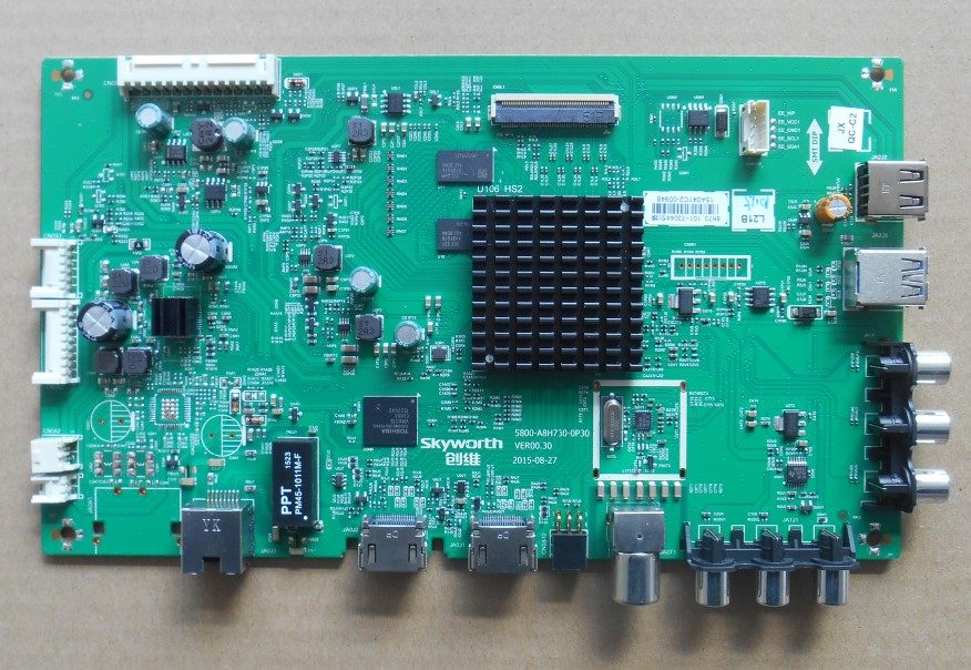 创维5800-A8H731-0P00原装主板45/55E5 43/49E6000 55KX1按需配屏