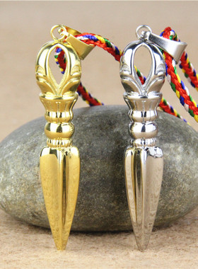 个性金刚杵降杵吊坠钛钢男女