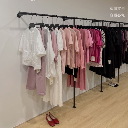 男女装店哑光黑简约现代可定制