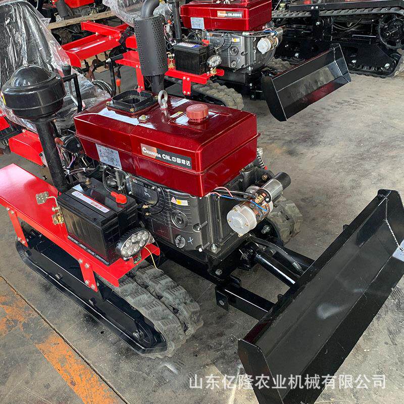 25马力履带式旋耕微耕机 乘坐式履带式拖拉机 果园开沟回填耕地机