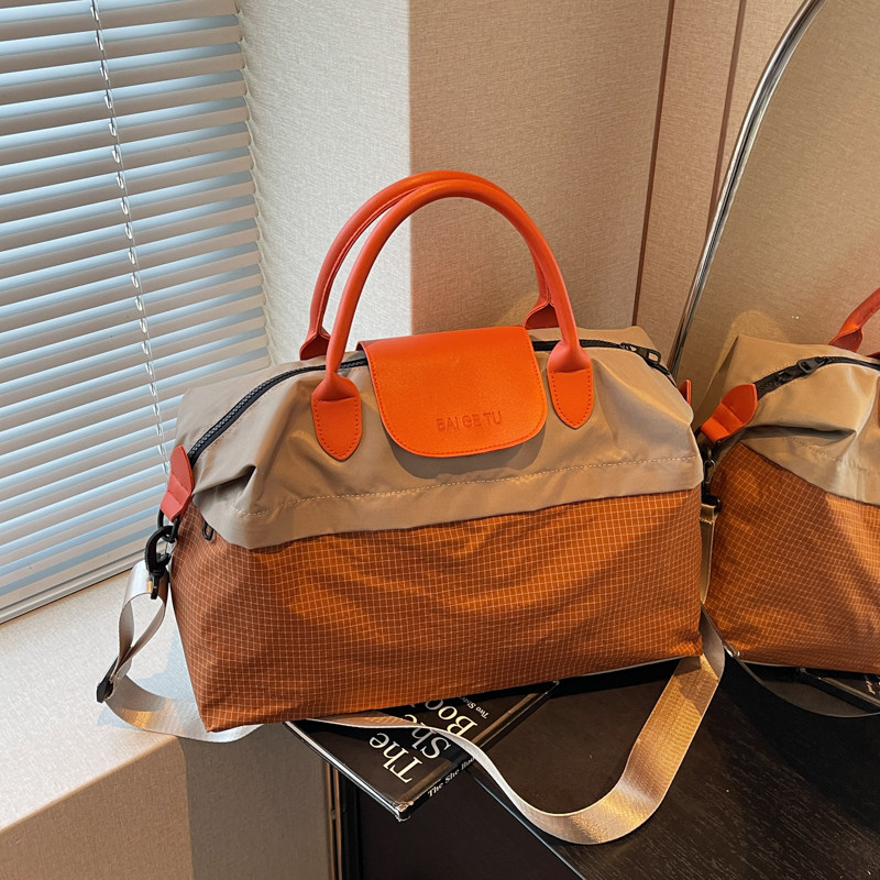 大容量旅行包女短途出差手提行李袋时尚外出轻便收纳袋运动健身包