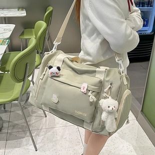 短途大容量手提旅行包女干湿分离健身包游泳斜挎运动包学生行李袋