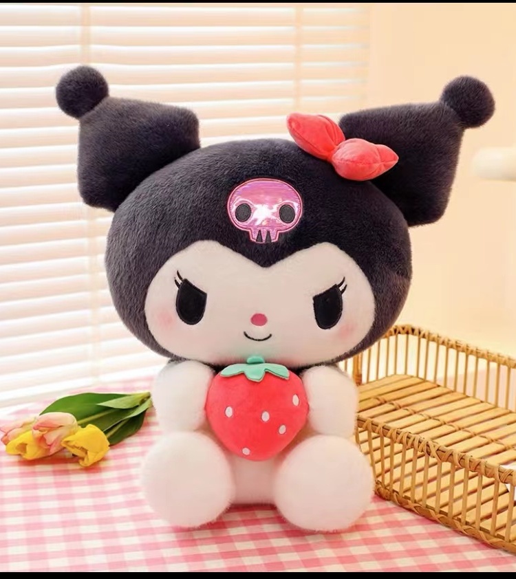 女生可爱卡通抱枕机器猫狗狗粉红豹蜡笔小新鳄鱼毛绒玩具布娃娃