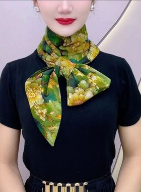 2025秋冬新款韩版护颈长巾耳朵巾时尚百搭气质懒人围巾保暖围脖