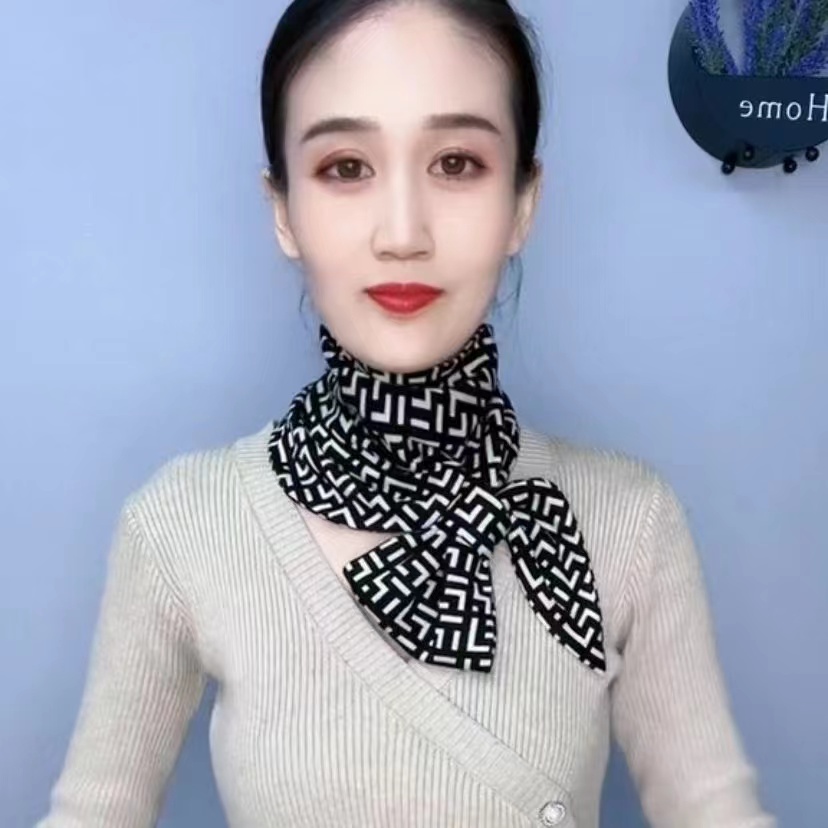 幸福棉优质亲肤棉质护颈长巾耳朵巾保暖围脖时尚围巾绕两圈护颈椎