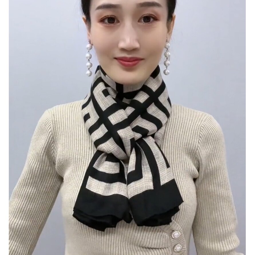 2025秋冬新款时尚百搭迷宫格长巾棉麻围巾女披肩保暖护颈椎围脖,服饰配件/皮带/帽子/围巾,围巾/丝巾/披肩,淘宝优惠券,粉丝福利购,淘宝优惠卷