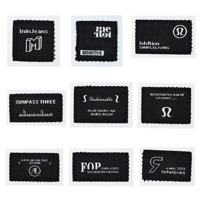 黑色经典刺绣修补装饰布标缝纫标