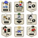 大号小熊刺绣布贴精美绣花标DIY缝纫衣服贴破洞修补装 饰补丁布标