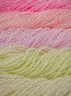 4/6/8mm烤色扁珠彩色珠子散珠diy手工串珠手链项链耳环饰品配件