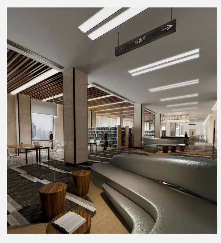 gzsb03 书店图书馆cad施工图3dmax模型su书吧书城书咖装修效果图