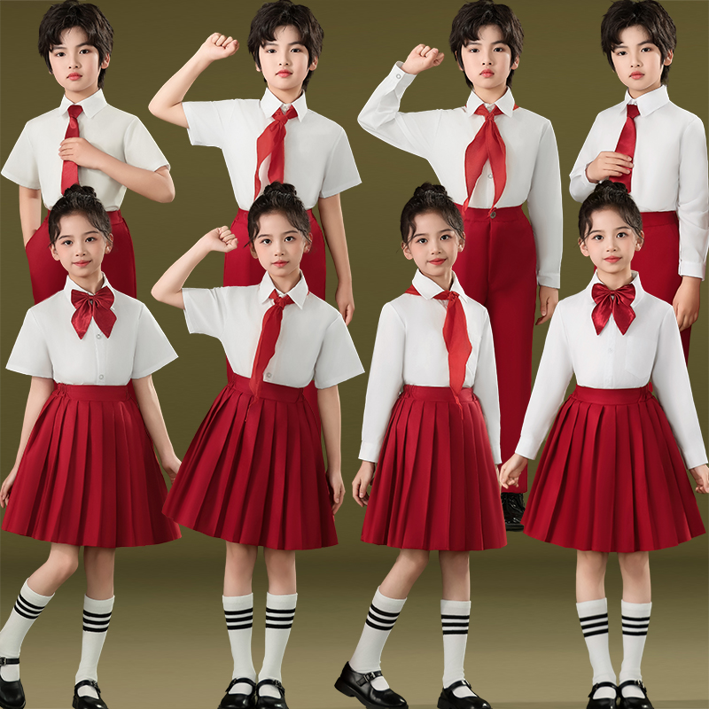 六一儿童合唱演出服朗诵表演服