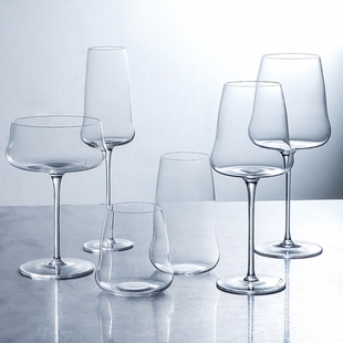 纯手工超薄云朵葡萄酒杯波尔多红酒杯水晶玻璃勃艮第细杆高脚杯子