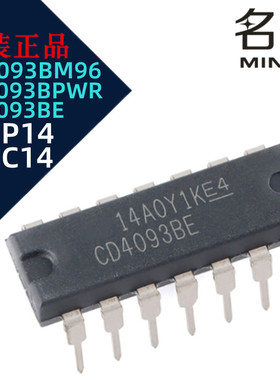 CD4093BE CD4093BM96 CD4093BPWR 逻辑芯片IC 与非门