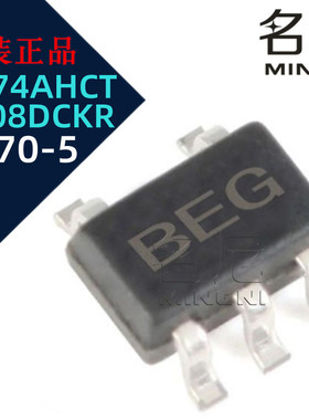 SN74AHCT1G08DCKR 丝印BE* SC70-5封装 与门逻辑芯片