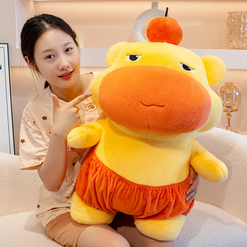 超大号水豚噜噜玩偶毛绒公仔抱枕