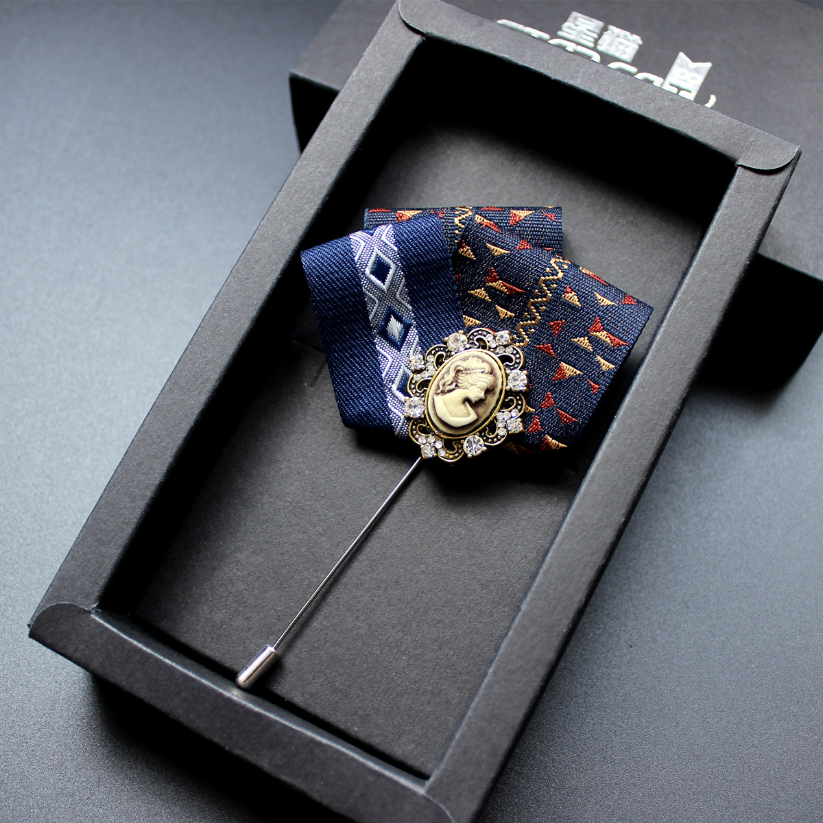 Broche Lovers en ruban - Ref 1173910 Image 3