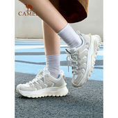 男2025秋季 子厚底运动休闲鞋 新款 耐磨徒步鞋 女 男鞋 骆驼户外登山鞋