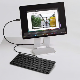 美国有线键盘Kensington剪刀脚USB C小键盘舒适办公适用iPad键盘