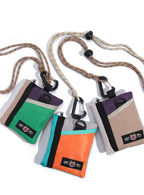 迷你硬币钥匙零钱包薄款女男拉链学生儿童钱布包卡包可爱小布包