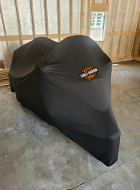 适用哈雷正三轮大滑翔专用车衣车罩trike戴维森Tri Glide摩托车套