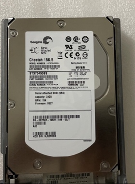 DELL希捷SAS硬盘73G/72GB DF072ABAA8 431943-002 ST373455SS 15K