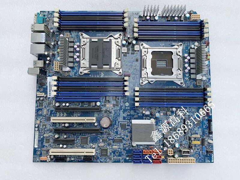 联想Thinkstation D30 X79 C602 双路工作站主板 03T6735 03T6732