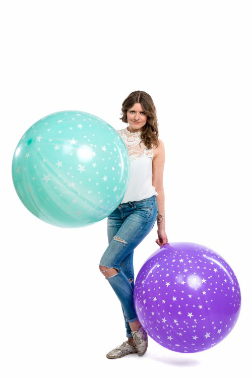 气球迷恋looner进口32正圆小星星
