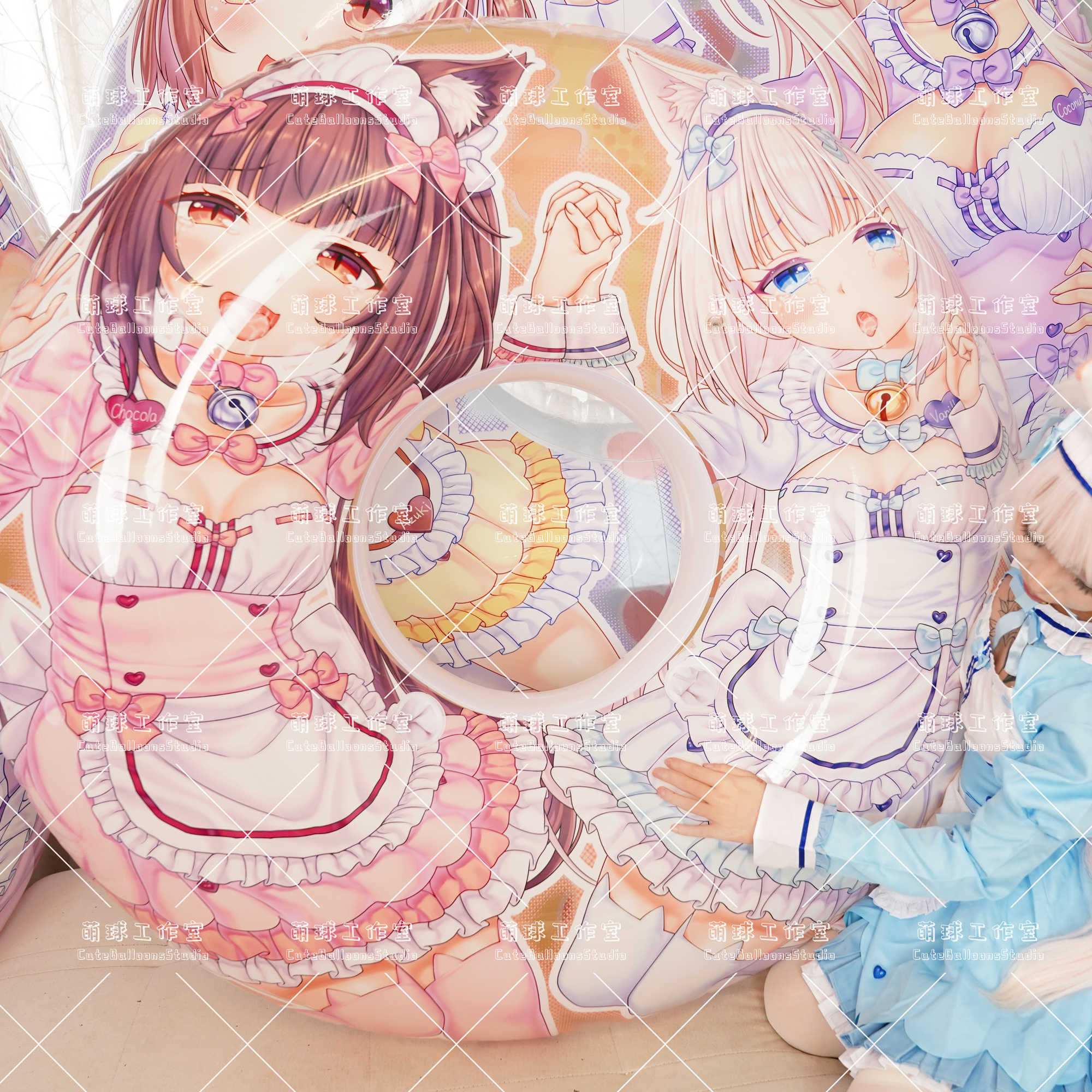 预售 巧克力香子兰（里版） 猫娘乐园游泳圈 动漫周边迷恋looner