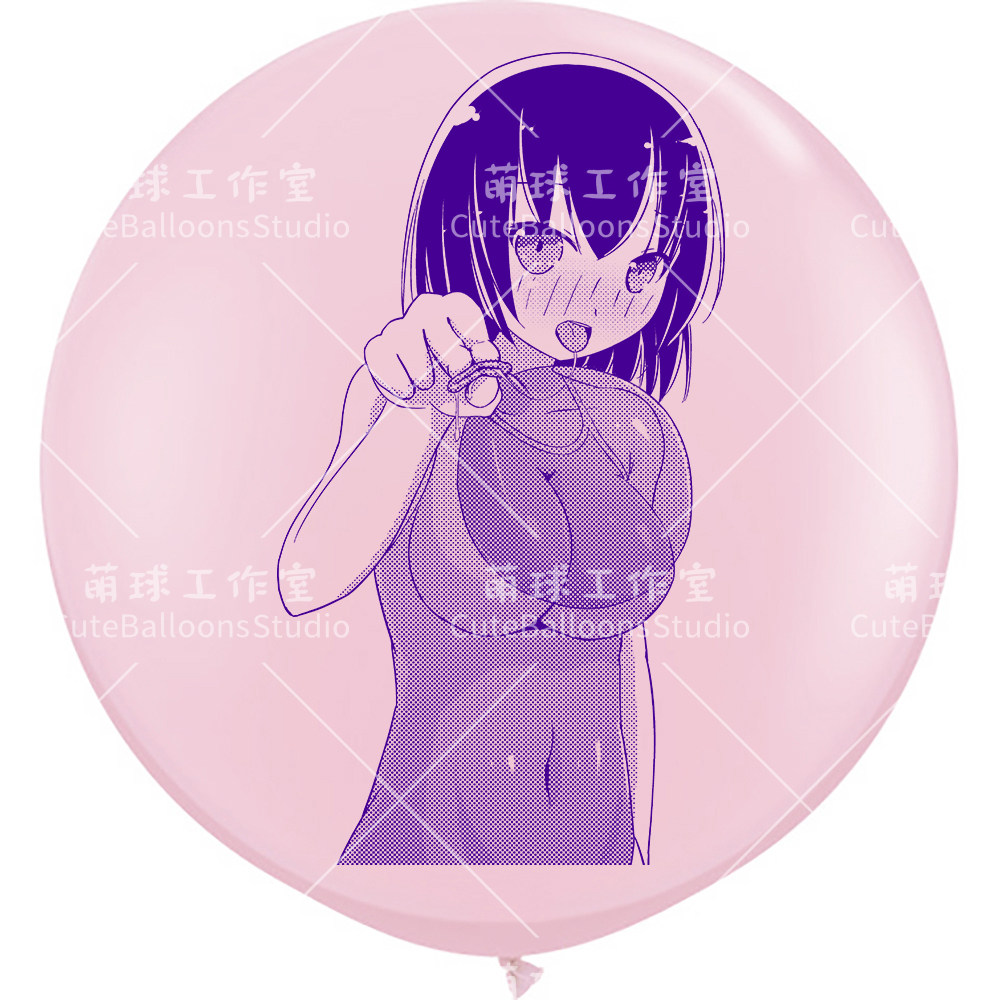 sempertex 24 可爱女孩 死库水递出气球 气球迷恋looner 动漫印刷